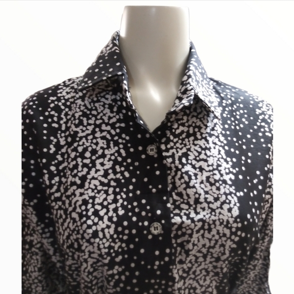 Hi-Low Button Down Shirt Dress - Picture 4 of 4